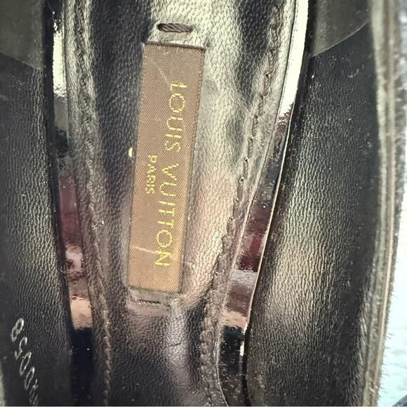 Louis Vuitton suede high heels shoes size 35 EU Authentic - Picture 4 of 8